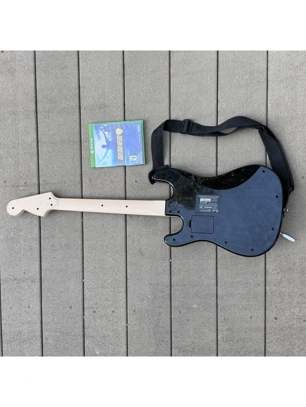 Mad Catz Rock Band 4 Fender Stratocaster Xbox One Guitar Tested Powers On